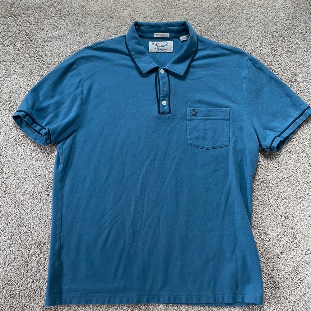 Penguin Heritage Slim Fit Polo Style Shirt
